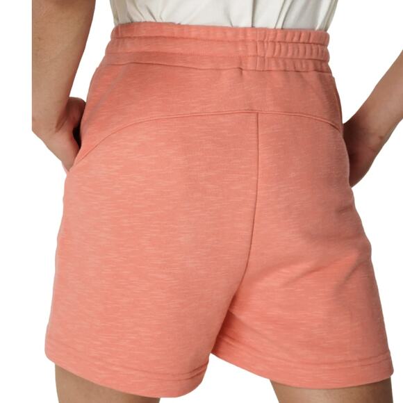 Sweaty Betty Blush Pink Essentials High Waist Longline Sweat Shorts - Picture 3 of 11